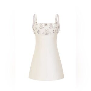 MISS ROSIER ARDELLE EMBELLISHED MINI DRESS